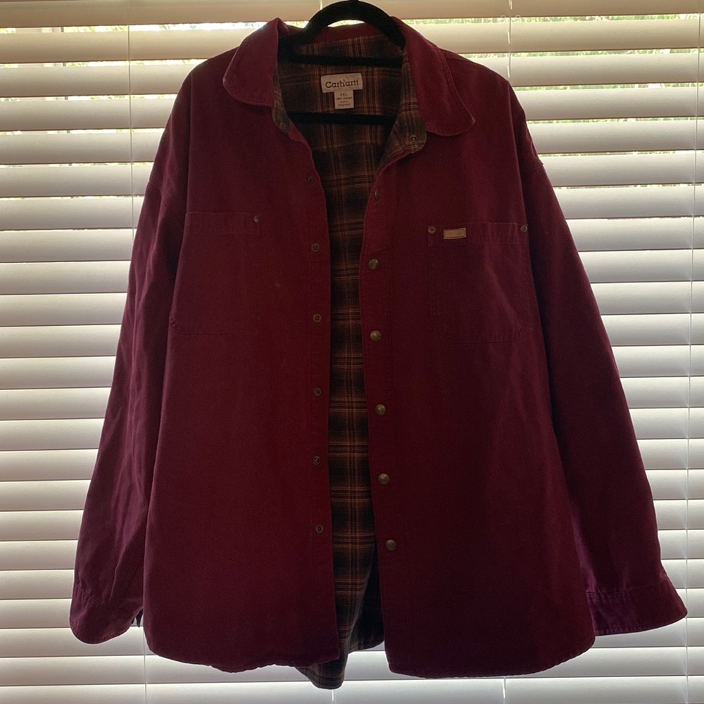 Carhartt lined button jacket